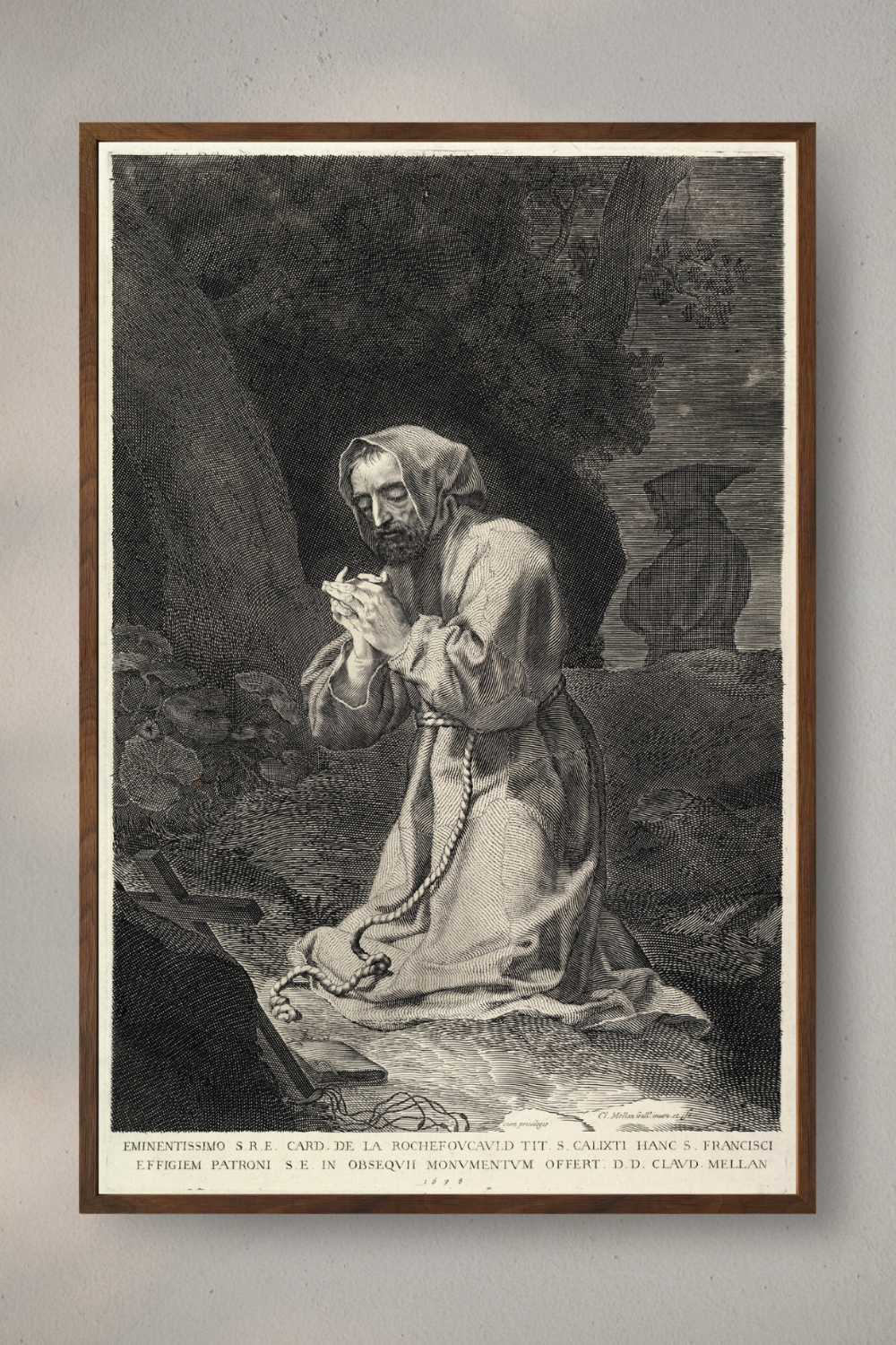 St. Francis of Assisi | Framed print – Cor Jesu Press