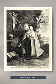 St. John of the Cross | Linen Texture Print