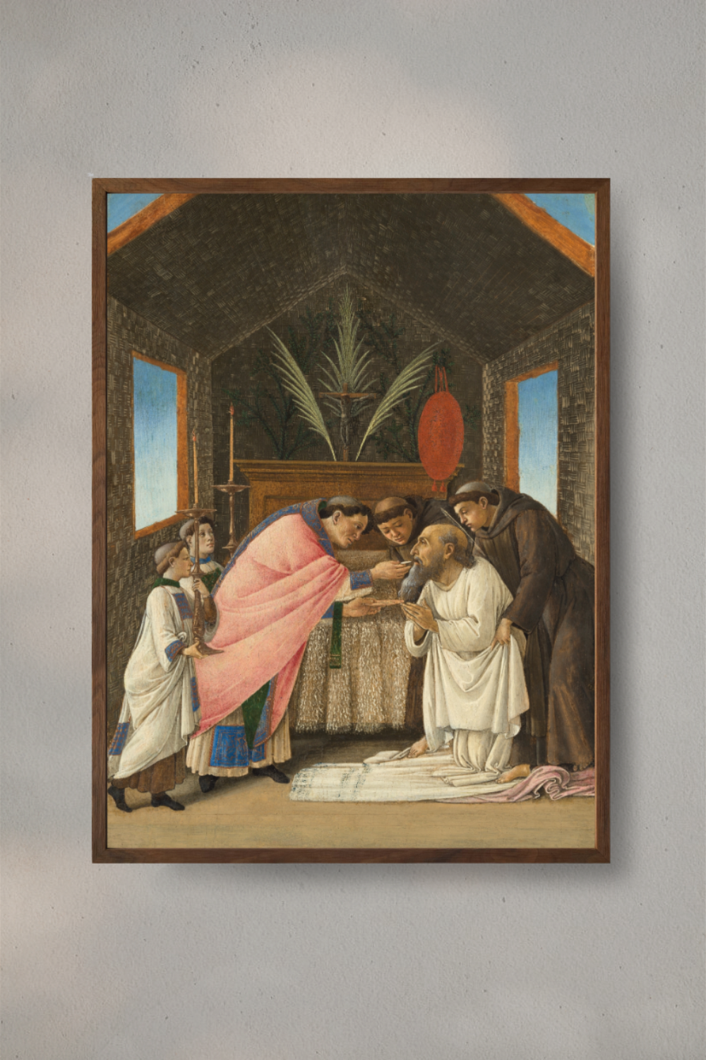 The Last Communion of Saint Jerome | Framed print