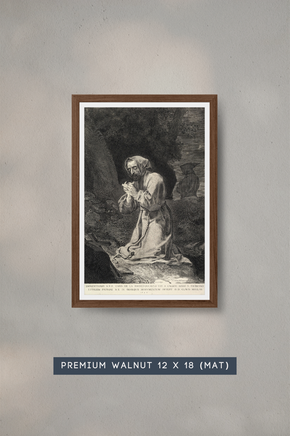St. Francis of Assisi | Framed print – Cor Jesu Press